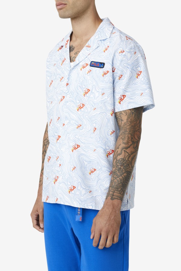 Fila Outlets topo caban shirt White