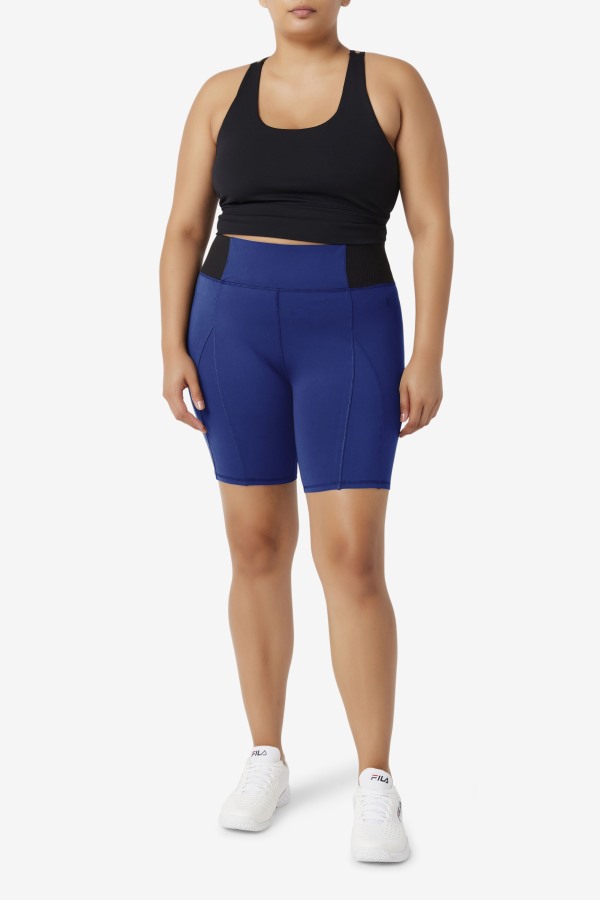 Navy Peony/Black Forza 8\" Texture Bike Short Fila Outlets