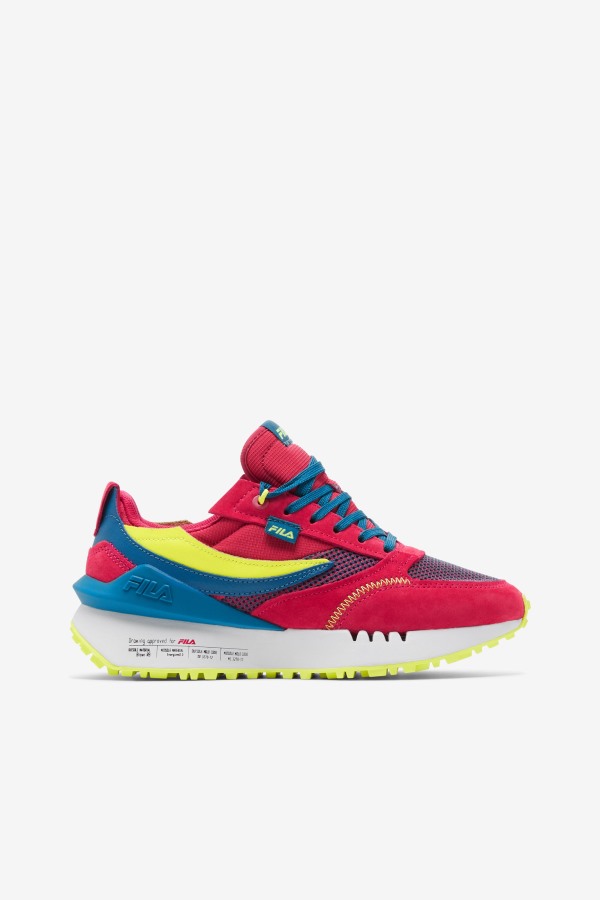 Fila Outlets Diva Pink/Mykonos Blue/Yellow Women's Renno N-Generation