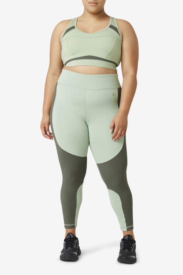 Uplift Racerback Sports Bra Basil/Thyme Fila Outlets