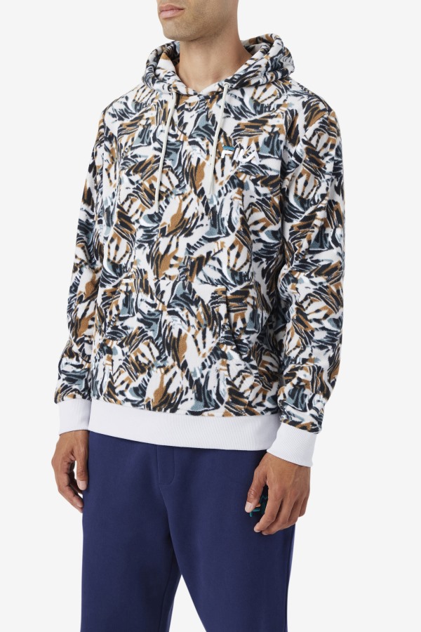 Harbor Mist Print Dinn Hoodie Fila Outlets