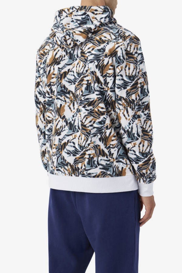 Harbor Mist Print Dinn Hoodie Fila Outlets