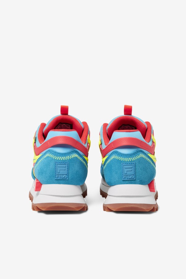 Women\'s Sandenal Orbit Fila Outlets Bluefish/Yellow/Fiery Coral