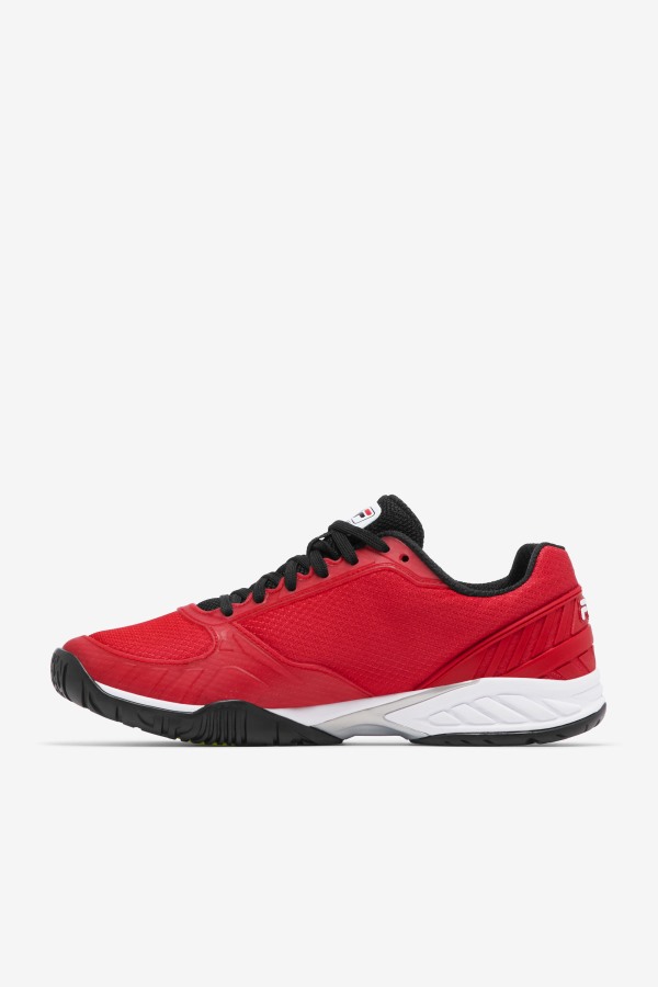 Red/Black/Yellow Men\'s Volley Zone Fila Outlets
