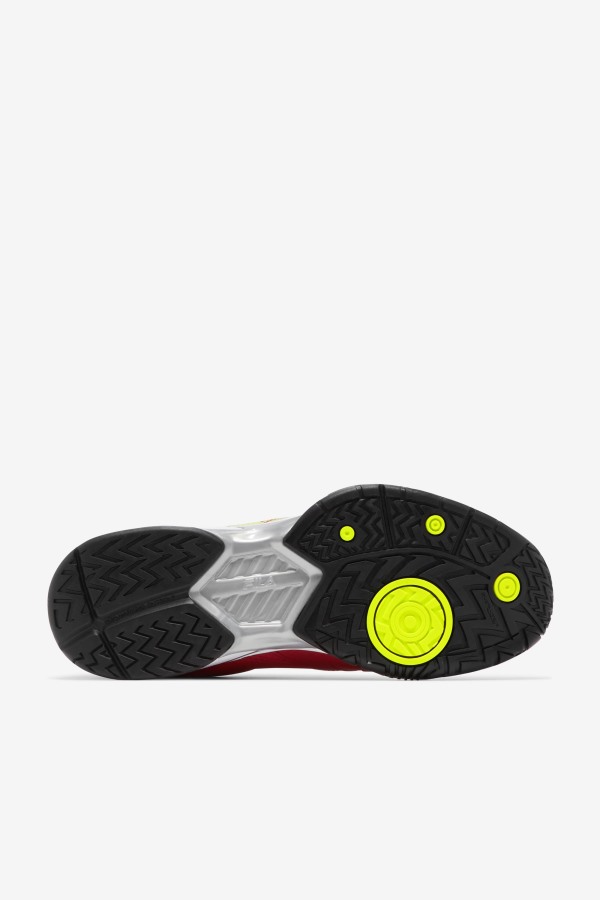 Red/Black/Yellow Men\'s Volley Zone Fila Outlets