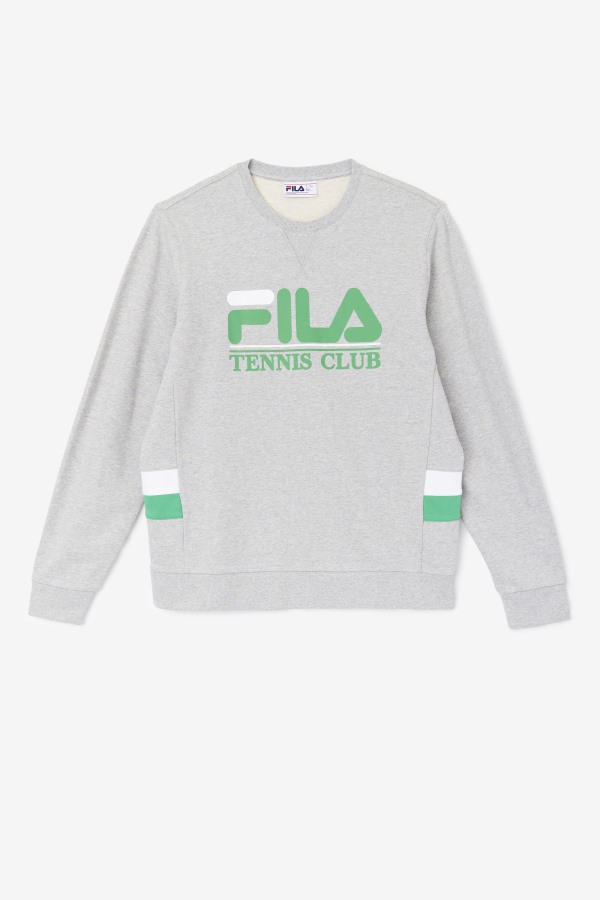Ameh Sweatshirt Light Grey/Jelly Bean/White Fila Outlets