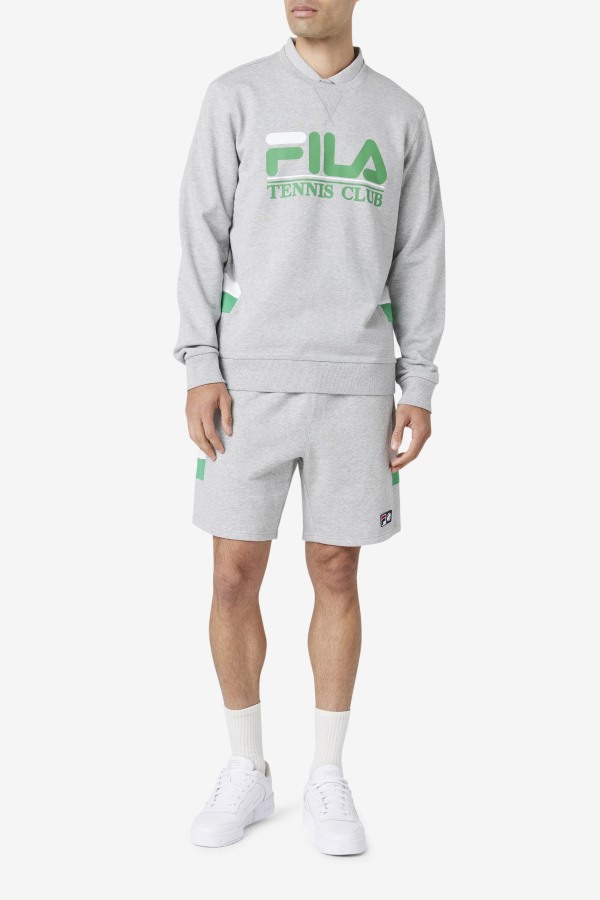 Ameh Sweatshirt Light Grey/Jelly Bean/White Fila Outlets
