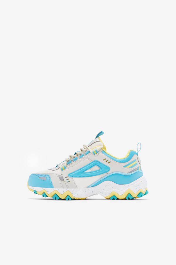 Big Kids\' Oakmont Tr White/Blue/Goldfinch Fila Outlets