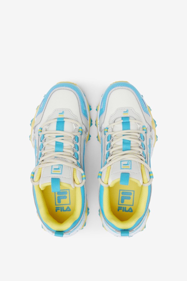 Big Kids\' Oakmont Tr White/Blue/Goldfinch Fila Outlets