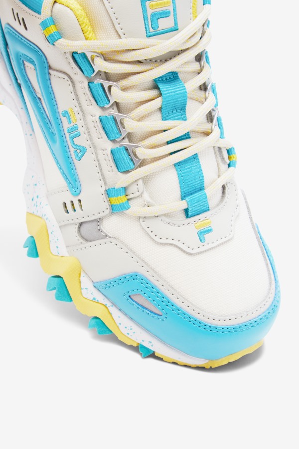 Big Kids\' Oakmont Tr White/Blue/Goldfinch Fila Outlets