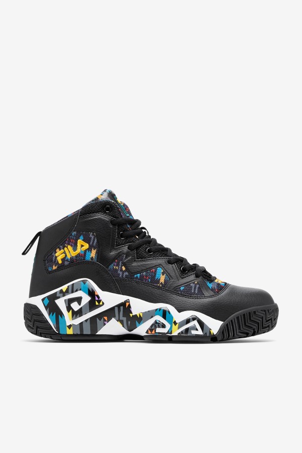 Men's MB Fila Outlets Black/June Bug/Saffron