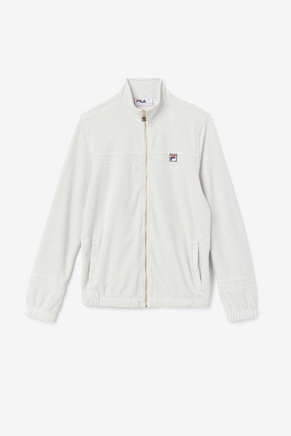 Fila Outlets Ravid Velour Jacket Dawn Blue