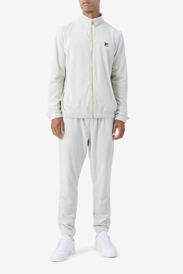 Fila Outlets Ravid Velour Jacket Dawn Blue
