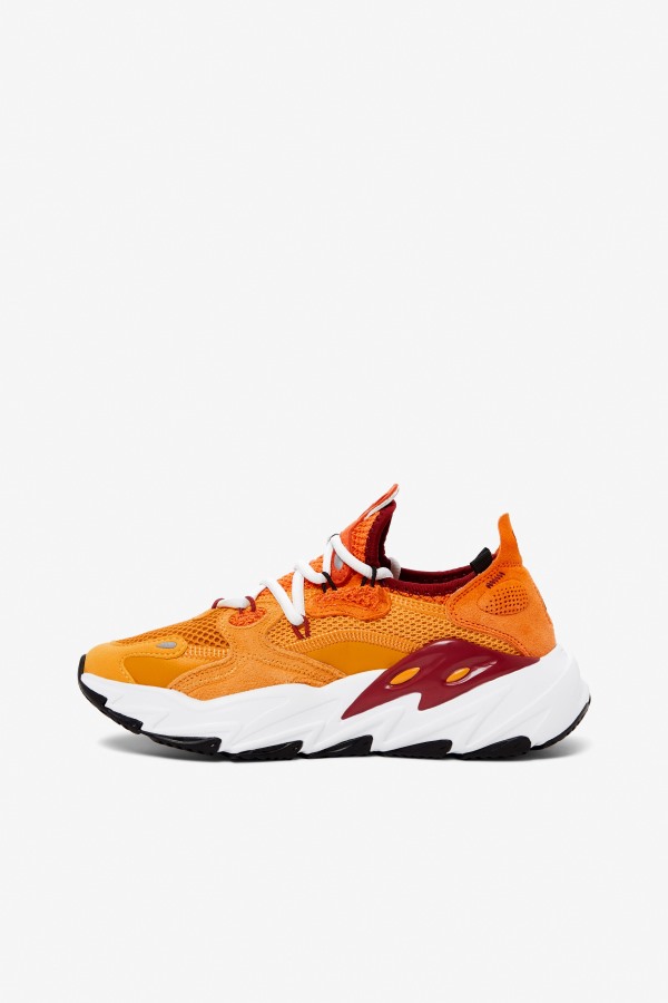 Fila Outlets Gold/Orange/White Women\'s Ray Tracer Evo 2