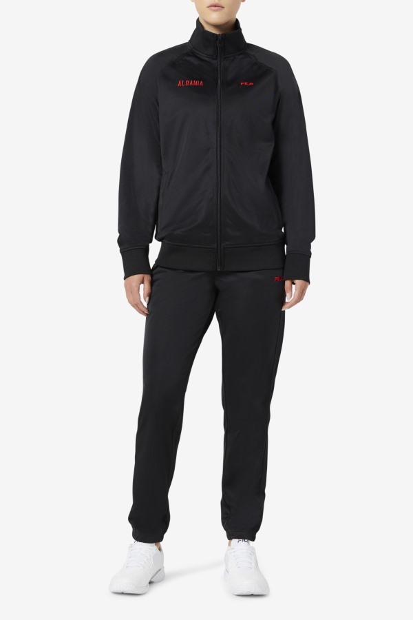 Fila Outlets Black/Red Albania Track Pant