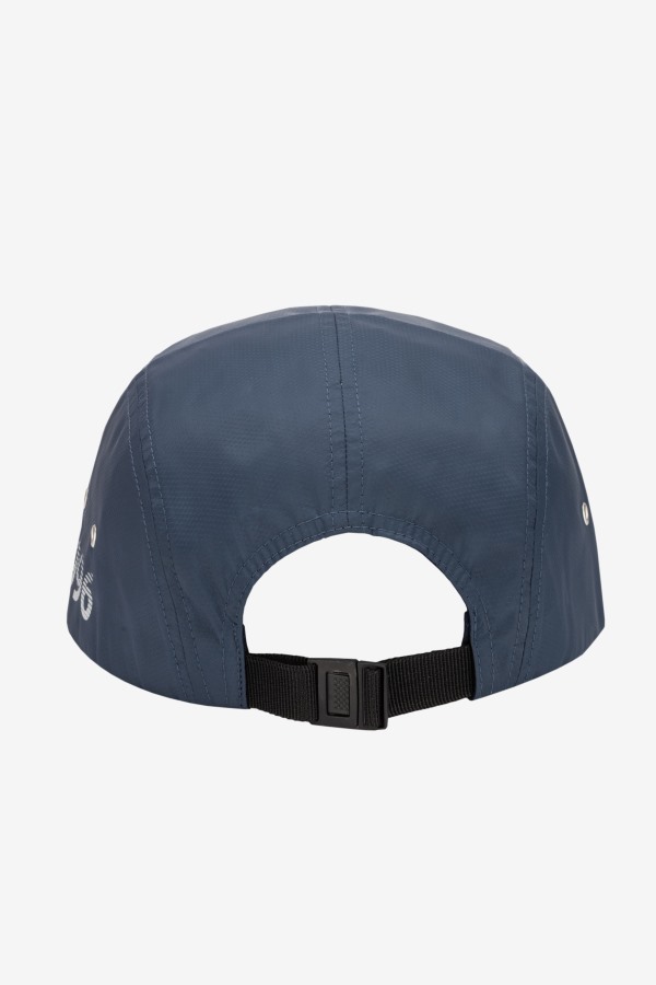 Navy/Cherry Tomato Fila Outlets 5 Panel Camper Hat