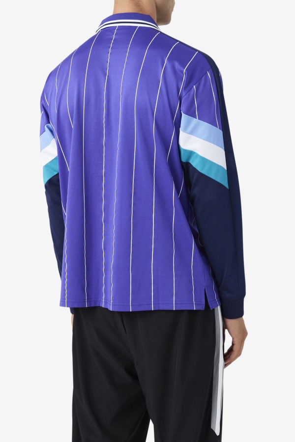 Liberty/Blue/White Fila Outlets Kay Goalie Jersey