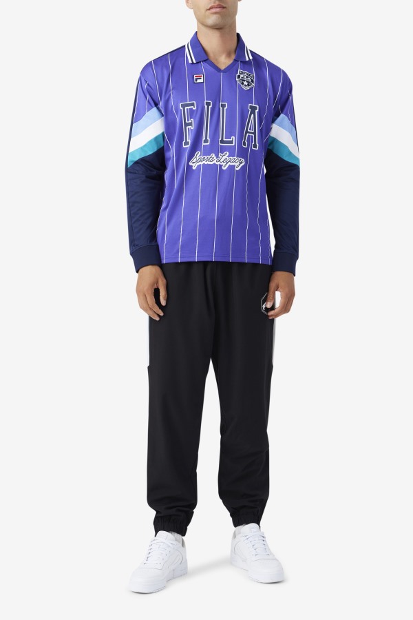 Liberty/Blue/White Fila Outlets Kay Goalie Jersey