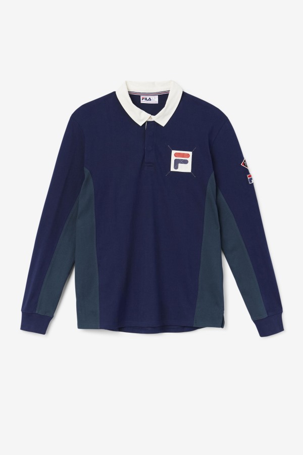 Filmore Rugby Navy/Teal/Egret Fila Outlets
