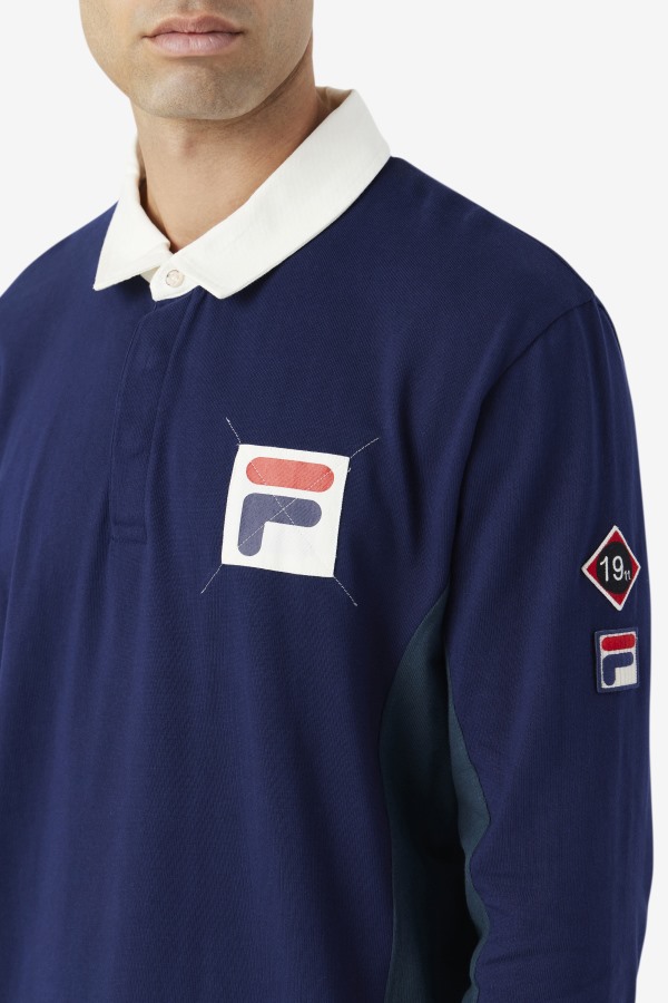 Filmore Rugby Navy/Teal/Egret Fila Outlets