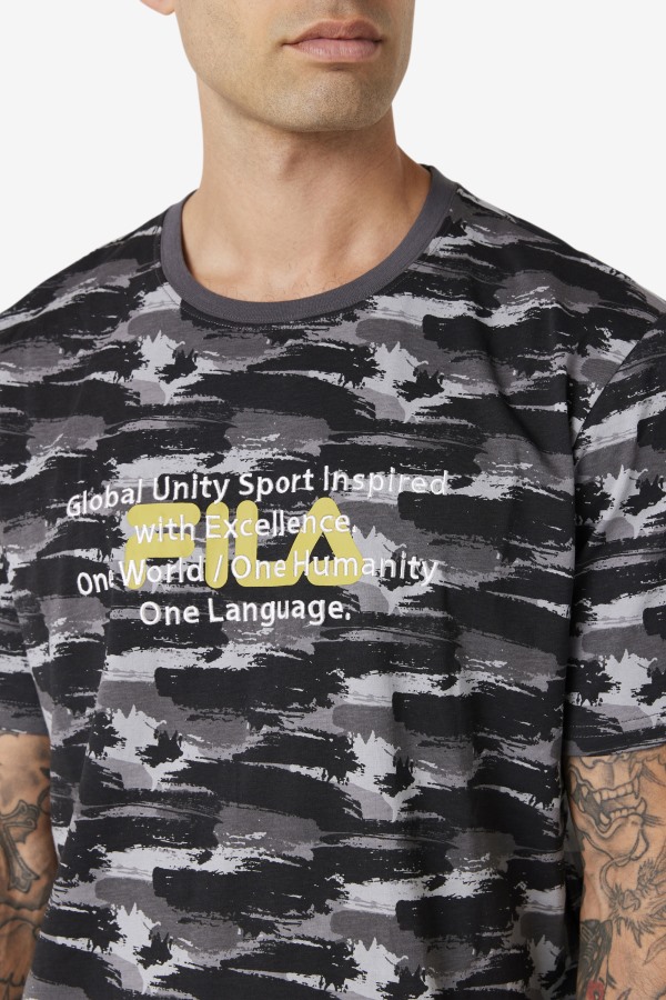 Thunderstorm/Camo Pepacton Tee Fila Outlets