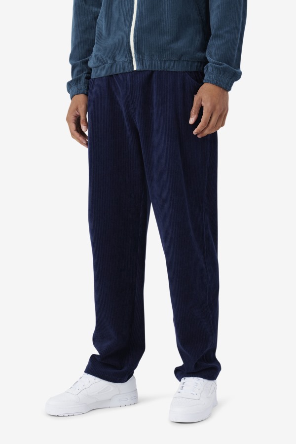 Pryor Velour Pant Navy Fila Outlets