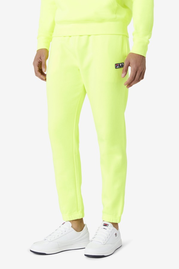 Yellow/Black Fila Outlets Garin Jogger