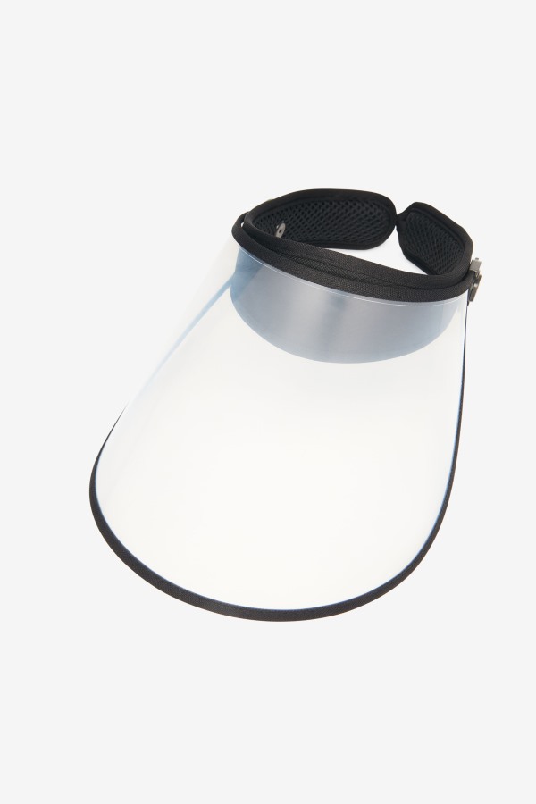 Black/Clear Plastic Face Shield Fila Outlets