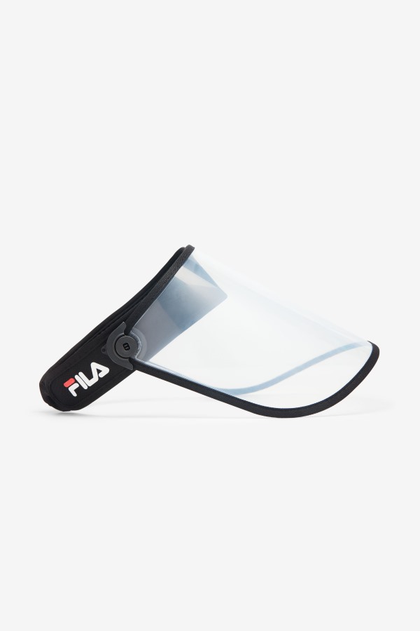 Black/Clear Plastic Face Shield Fila Outlets