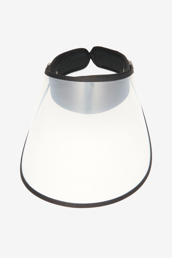 Black/Clear Plastic Face Shield Fila Outlets