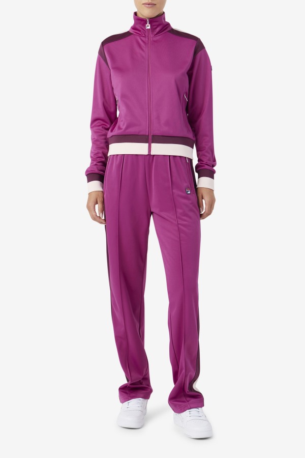 Rouge/Grape Wine/Potpourri Fila Outlets Sandy Track Pant