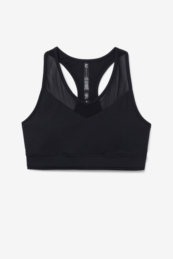 Fila Outlets Uplift Racerback Bra Top Black