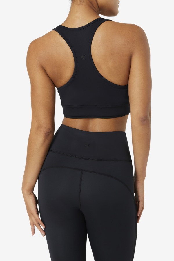 Fila Outlets Uplift Racerback Bra Top Black