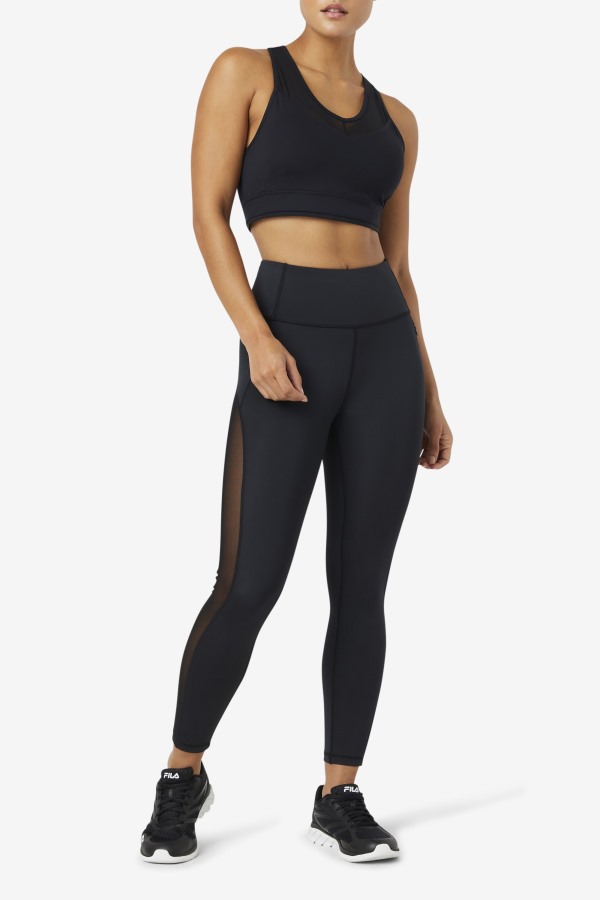 Fila Outlets Uplift Racerback Bra Top Black