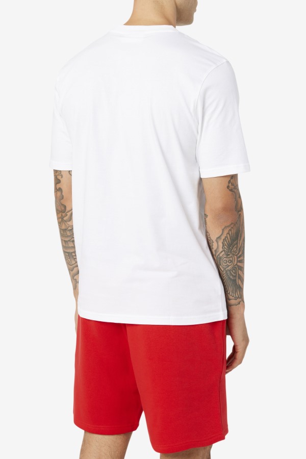 White Curtis Pocket Tee Fila Outlets
