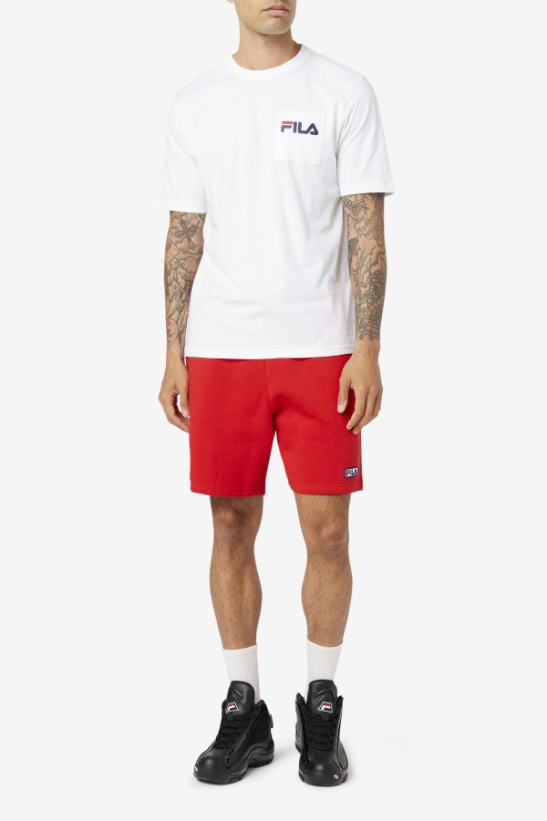White Curtis Pocket Tee Fila Outlets