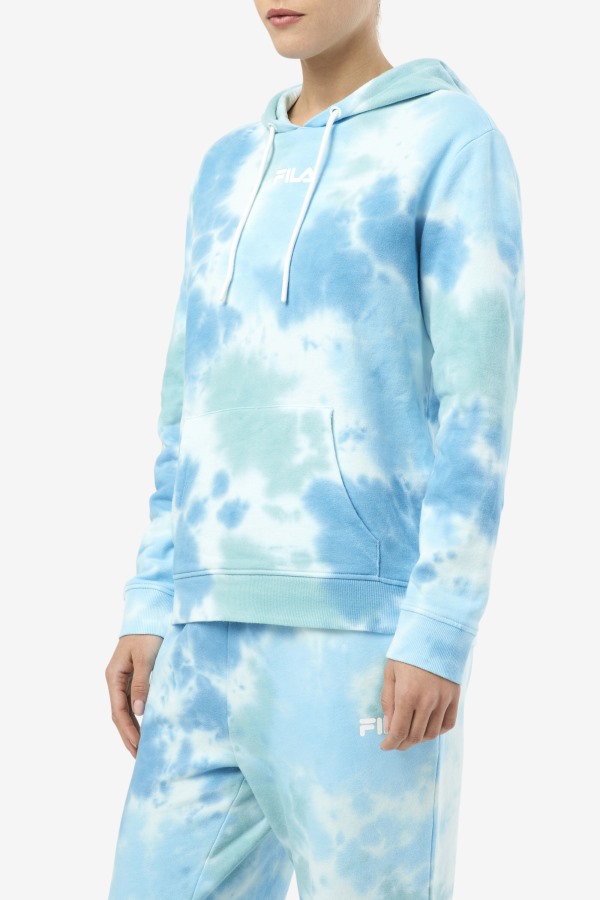 White/Splish/All/Latigo Bay Aerolynn Tie Dye Hoodie Fila Outlets