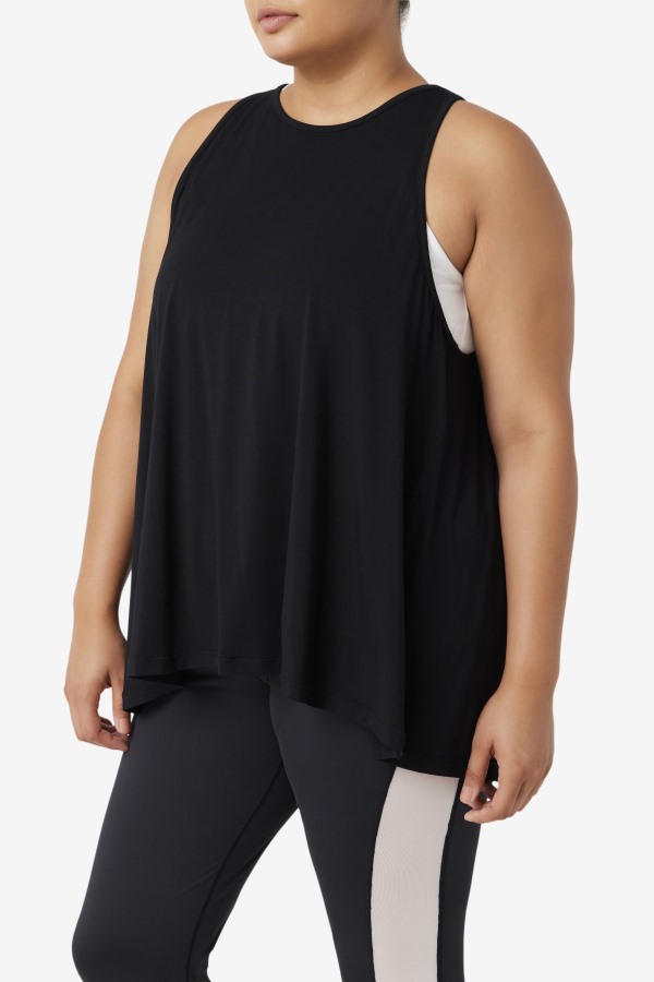 Fi-Lux Open Back Tank Top Fila Outlets Black