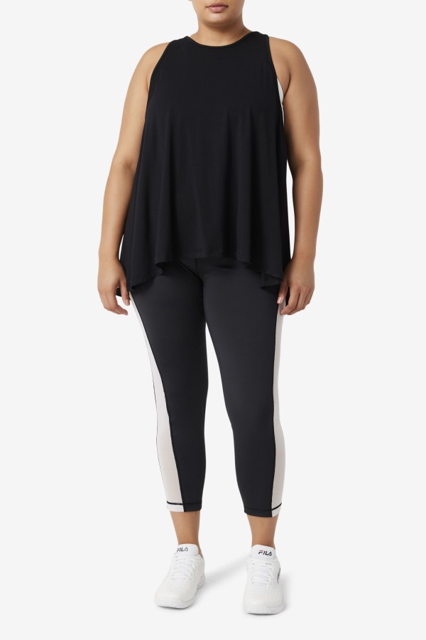 Fi-Lux Open Back Tank Top Fila Outlets Black