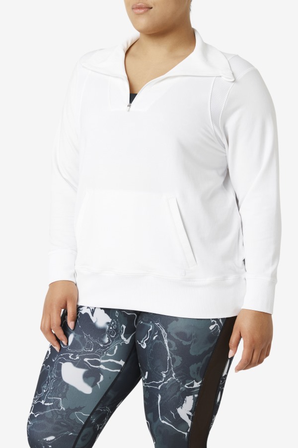 Fila Outlets Fi-Lux Half Zip White