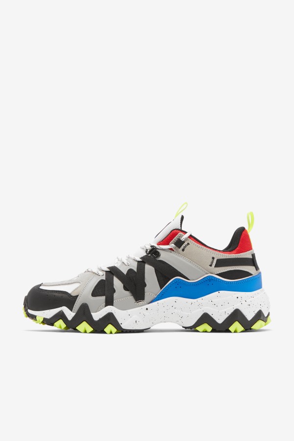 White/Black/Blue Men\'s Excursion Fila Outlets