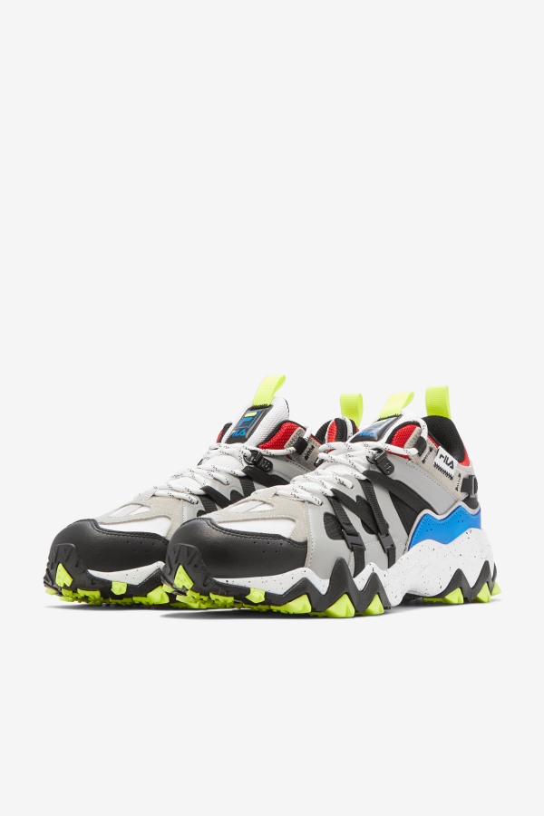 White/Black/Blue Men\'s Excursion Fila Outlets