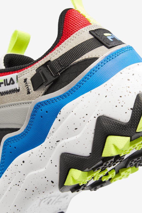 White/Black/Blue Men\'s Excursion Fila Outlets