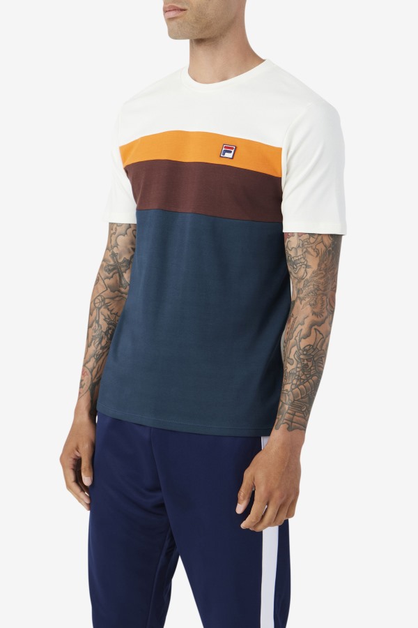 Fila Outlets Leary Crew Teal/Brown Stone/Orange