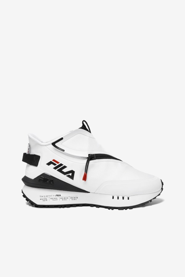 Women's Space Runner White/Black/Red Fila Outlets