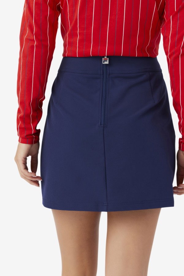 Fila Outlets Amy Pleated Skirt Navy