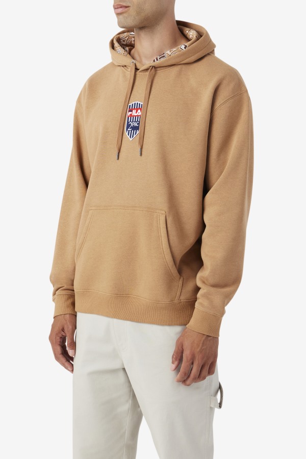 2Pac Patch Hoodie Fila Outlets Tobacco Brown
