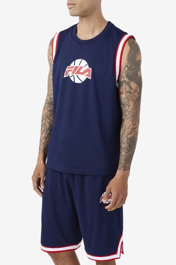 Ovi Basketball Jersey Fila Outlets Navy/Red/White