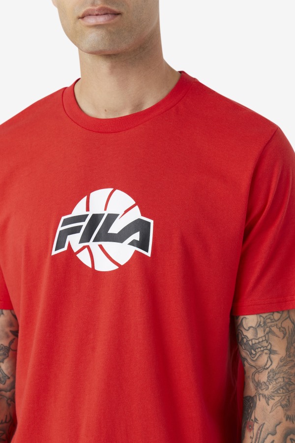 Nomi Tee Fila Outlets Red/White/Black