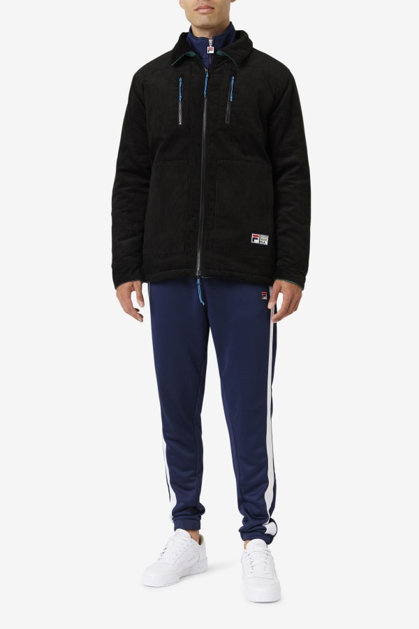 Black/June Bug Crank Reversible Jacket Fila Outlets